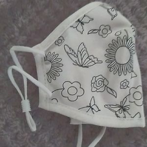 Kids drawable face mask